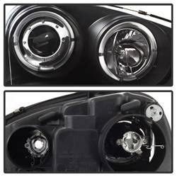 Spyder Auto - Spyder Auto 5012098 Black/Clear LED Halo Projector Headlights - Image 2