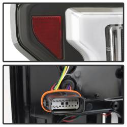 Spyder Auto - Spyder Auto 5085313 Black LED Light Bar Taillights/Clear for 15-18 Ford F150 - Image 6