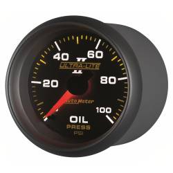 AutoMeter - AutoMeter 4921 Ultra-Lite II Mechanical Oil Pressure Gauge 0-100PSI 2-1/16" - Image 3