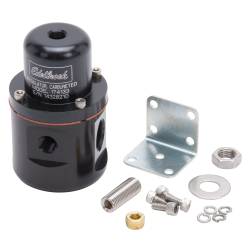 Edelbrock - Edelbrock 174133 Carbureted Adjustable Bypass Fuel Pressure Regulator 160GPH Blk - Image 1