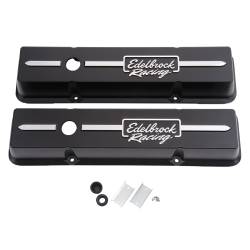 Edelbrock - Edelbrock 41633 Racing Series Valve Covers forChevy 262-400 V8 1959-86. - Image 1