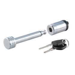 CURT - CURT 23501 1/2" Hitch Lock 1-1/4" Receiver Barbell Chrome - Image 1