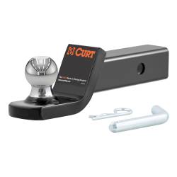 CURT - CURT 45131 Fusion Ball Mount w/1-7/8" Ball 2" Shank 5000 lbs 2" Drop - Image 1