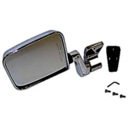 Crown Automotive Jeep Replacement - Crown 82201772C Right Manual Folding Mirror for 87-06 Jeep YJ/TJ Wrangler Chrome - Image 2