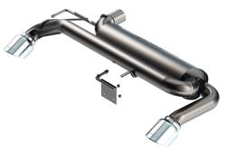 Borla - Borla 11973 Axle-Back Exhaust Truck Single Split Rear Exit 21-26 Ford Bronco 2.3 - Image 1