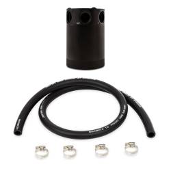 Mishimoto - Mishimoto MMBCC-CBTHR-BK Mishimoto Compact Baffled Oil Catch Can 3-Port - Image 1