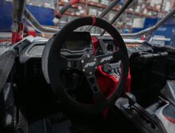 PRP - PRP G142 Deep Dish Steering Wheel Suede Grip Red 13"x3" Matte Black - Image 2