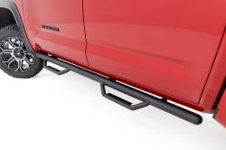 Rough Country Suspension Systems - Rough Country 72002B 3" Drop Step Nerf Bars Black for 22-26 Tundra CrewMax - Image 1