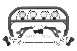 Rough Country Suspension Systems - Rough Country Front Bumper Nudge Bar w/LEDs Black 21-24 Bronco Sport 51158 - Image 1