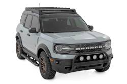 Rough Country Suspension Systems - Rough Country Front Bumper Nudge Bar w/LEDs Black 21-24 Bronco Sport 51158 - Image 3