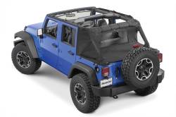 MasterTop - MasterTop 14450424 WindStopper Pls/Tonneau Cover Combo for 07-18 Wrangler JK 4DR - Image 1