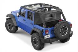MasterTop - MasterTop 14450424 WindStopper Pls/Tonneau Cover Combo for 07-18 Wrangler JK 4DR - Image 3