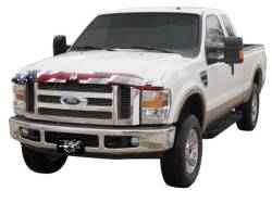 Stampede - Stampede 3125-30 Vigilante Premium Hood Protector American Flag w/Eagle Ford - Image 2