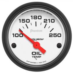 AutoMeter - AutoMeter 5747 Phantom Electric Oil Temperature Gauge 100-250°F 2-1/16" - Image 1