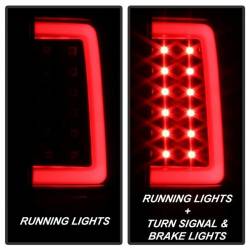 Spyder Auto - Spyder Auto 5084088 Black LED Light Bar Taillights for 07-13 Silverado - Image 9