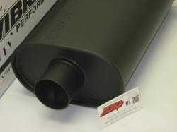 Vibrant Performance - Vibrant 1146 Streetpower Flat Black Oval Muffler 2.5" Inlet - Image 2
