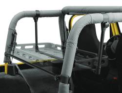 Bestop 41406-01 Highrock 4x4 Cargo Rack Brackets Black for 92-02 Jeep Wrangler