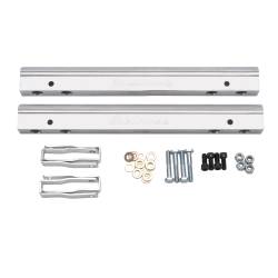 Edelbrock - Edelbrock 3630 Fuel Rail Kit for Small-Block Chevy -6 AN Clear Finish - Image 2