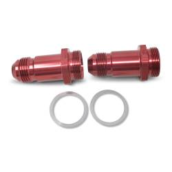 Russell - Russell 640210 8AN Holley Dual Feed 750 To Dominator 1350 Carb 2" Red Pair - Image 2