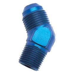 Russell - Russell 662410 8AN 45-DEG Flare To 1/2" Pipe Adapter Fitting w/Blue Finish - Image 1