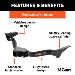 CURT - CURT 13118 Class-3 2" Receiver Hitch for Ford F150 - Image 2