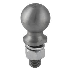 CURT - CURT 40042 2-5/16" Trailer Ball 1" x 2-1/4" Shank 12000 lbs Raw Steel - Image 1