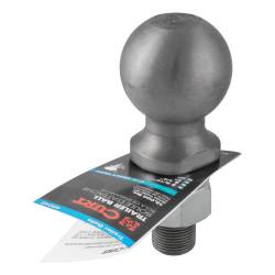 CURT - CURT 40042 2-5/16" Trailer Ball 1" x 2-1/4" Shank 12000 lbs Raw Steel - Image 2