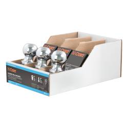 CURT - CURT 45037 Loaded Ball Mounts w/2" Balls 2" Shank 7500 lbs 2" Drop 3-Pack - Image 2