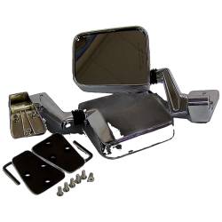 Crown Automotive Jeep Replacement - Crown Automotive 82200834CK Chrome Mirror Kit for 87-06 Jeep Wrangler YJ/TJ - Image 2