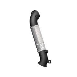 MBRP Exhaust - MBRP Exhaust GMCA427 Black 3" Armor Lite Downpipe 11-15 Silverado/Sierra 2500HD - Image 1