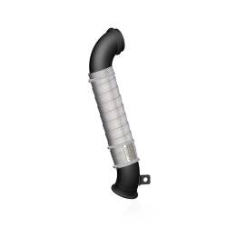 MBRP Exhaust - MBRP Exhaust GMCA424 Black 3" Armor Lite Downpipe 04-10 Silverado/Sierra 2500HD - Image 1