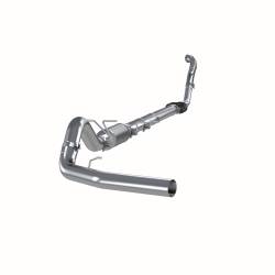 MBRP Exhaust - MBRP Exhaust S6218P AL 4" Turbo Back Single Side Exit 94-97 F250/350 7.3L - Image 1
