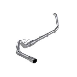 MBRP Exhaust - MBRP Exhaust S6200409 T409 4" Turbo Back One Side Exit w/Muffler 99-03 F250/F350 - Image 1
