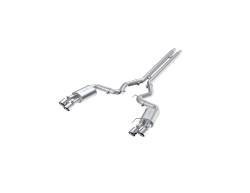 MBRP Exhaust - MBRP Exhaust S7205304 T304 3" Cat-Back Dual Exit w/Muffler 18-23 Mustang GT - Image 1