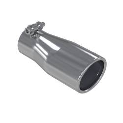 MBRP Exhaust - MBRP Exhaust T5116 T304 SS 2.5" Inlet Single Wall Rolled End 3.75" Outlet Tip - Image 1