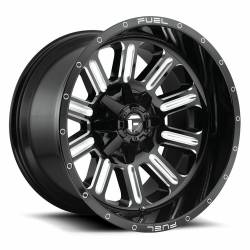 Fuel 1PC - Fuel Off Road D620 HARDLINE 17x9 5x5.5 5x150 1mm Gloss Black/Milled D62017907050 - Image 1