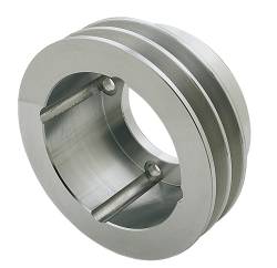 Trans-Dapt Performance - Trans-Dapt 6995 Crankshaft Pulley 2 Groove Mach. Aluminum for Oldsmobile 330-455 - Image 1