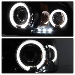 Spyder Auto - Spyder Auto 5009784 Black/Clear LED Halo Projector Headlights - Image 4
