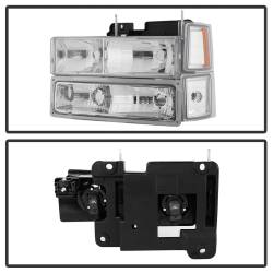 Spyder Auto - xTune Auto 5069535 Chrome/Clear LED Crystal Front Headlight Kit - Image 2
