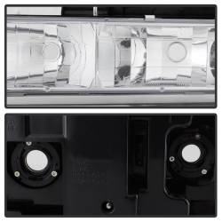 Spyder Auto - xTune Auto 5069535 Chrome/Clear LED Crystal Front Headlight Kit - Image 3