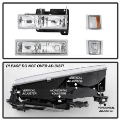 Spyder Auto - xTune Auto 5069535 Chrome/Clear LED Crystal Front Headlight Kit - Image 5