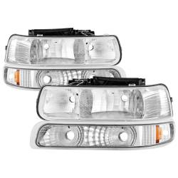 Spyder Auto - xTune Auto 5064226 Chrome/Clear Crystal Front Bumper/Headlight Kit - Image 1