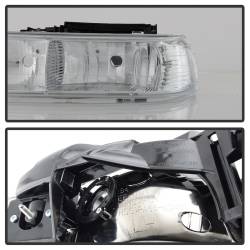 Spyder Auto - xTune Auto 5064226 Chrome/Clear Crystal Front Bumper/Headlight Kit - Image 5