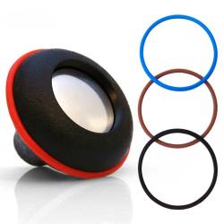 American Shifter Company - American Shifter ASCSN13004 Nostalgic Custom Shift Knob w/Metal Push Button - Image 1
