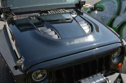 DV8 Offroad - DV8 Offroad HDMB07-TA Heat Dispersion Hood for 07-18 Jeep Wrangler JK - Image 5