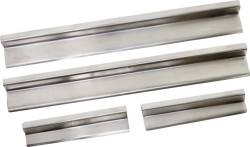 Kentrol - Kentrol 30585 Polished Silver Entry Guards 4pc for 07-18 Jeep Wrangler JK 4DR - Image 1