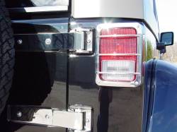 Kentrol - Kentrol 30578 Polished Rear Tailgate Hinge Pair for 07-18 Jeep Wrangler JK - Image 7