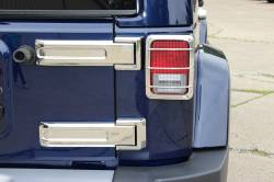 Kentrol - Kentrol 30017 Polished Tailgate Hinge Overlays 4pc for 07-18 Jeep Wrangler JK - Image 5