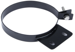 Pypes Performance Exhaust - Pypes HSC008B 8" S.S. Diesel Stack Exhaust Clamp Black Finish Universal - Image 2