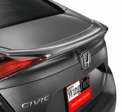 WingTech - WingTech Factory Style Lip Mount Rear Spoiler Un-Lighted WT-14211 - Image 1